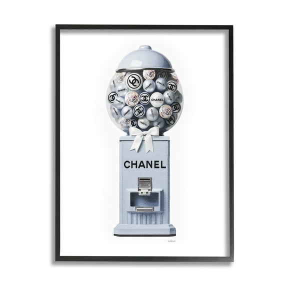 Stupell Industries Fashion Glam Candy Beauty & Fashion Painting Black Framed Art Print Wall Art, 11 x 14