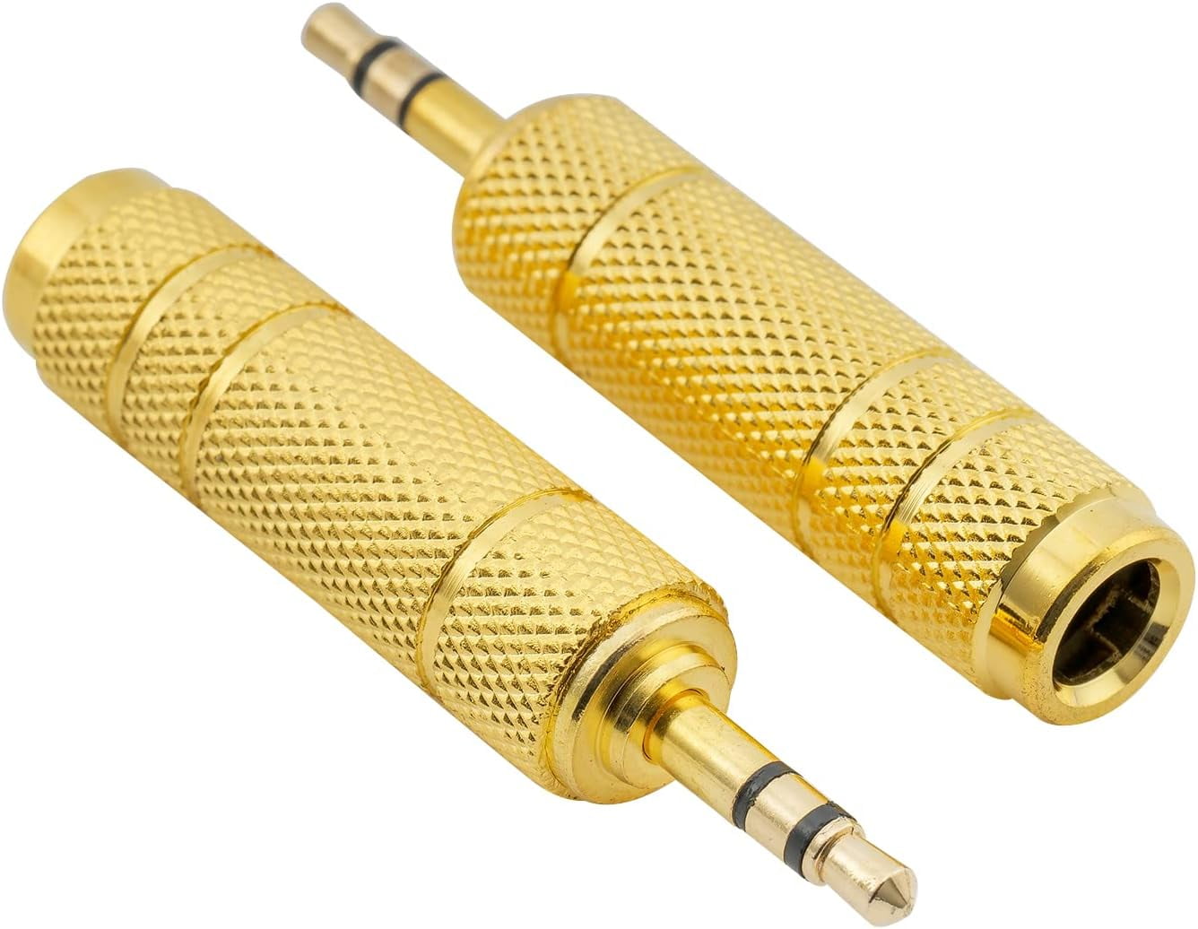 1/4 inch Female to 1/8 inch Male Audio Stereo Converter Jack Plug