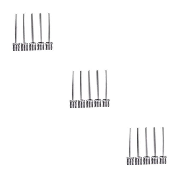 Agujas de aire Eigraketly 5 piezas Acero inoxidable Plata