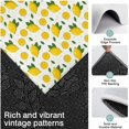 thumbnail image 3 of Yellow Lemon Fruit Slices White Pattern Kitchen Rugs Sets Of 3,Kitchen Runner Rugs Non Skid Washable,Decorative Kitchen Floor Mats for Kitchen,Sink,Laundry,17"x30"+ 17"x47" + 17"x59", 3 of 6