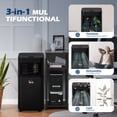 thumbnail image 2 of HOMCOM Aire Acondicionado Portátil, Unidad de Aire Acondicionado Móvil 4 en 1 con Deshumidificador, Ventilador, Reposo, Control Remoto, Temporizador 24H, Apagado Automático, Kit de Instalación en Vent, 2 of 5