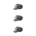 thumbnail image 2 of sweethay Gorras con visera Boina de lana de moda retro Sombreros octogonales de tacto cómodo Sombreros de líneas hermosas para fiesta Gris claro 3Conjunto, 2 of 6