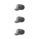 thumbnail image 4 of Gorras con visera Minnieouse Boina de lana Gris claro 3 piezas, 4 of 6