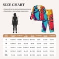 thumbnail image 4 of KLL Gaming Print Women's Long Sleeve Pajamas with Pants Sleepwear Loungewear 2 Set-Small, 4 of 8