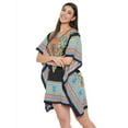 thumbnail image 5 of Gypsie Blu Women Short Kaftan Plus Size Summer Cover Up Tunic Beach Dress Casual Wear Mini Caftan Womens Dresses Online, 5 of 7