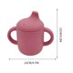thumbnail image 2 of Vaso de silicona para bebés, vaso de aprendizaje para refrigerios con pajita, vaso de entrenamiento para evitar caídas, vaso de agua, 2 of 5