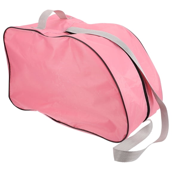 Skates Storage Pouch Roller Bag Accessories Ice Combined Sports Protective Gear Portable Child Tarpaulin Pink