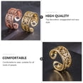 thumbnail image 2 of 3Pcs Toe Knuckle Ring Foot Ring Toe Decoration Accessory Open Foot Rings, 2 of 6