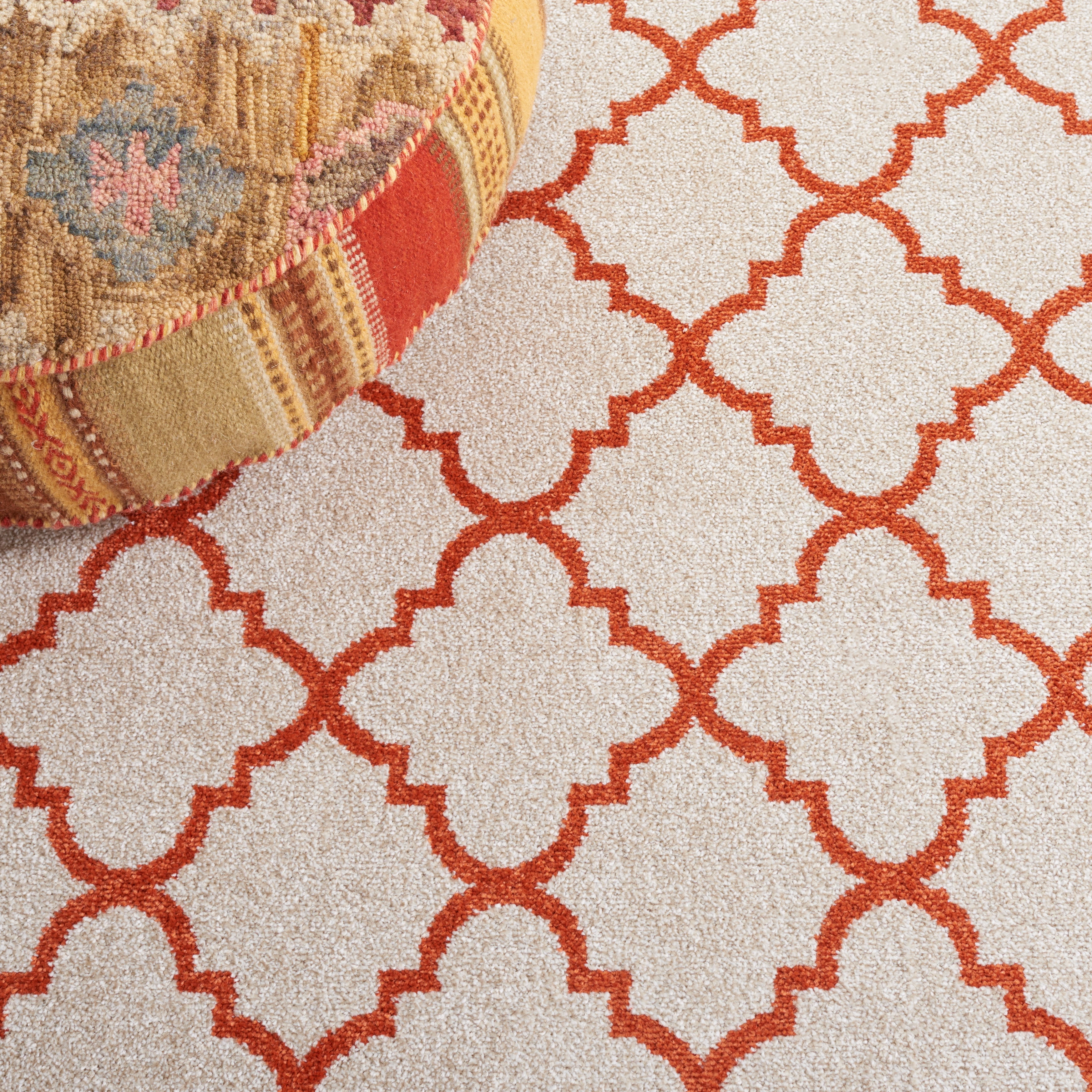 Safavieh Amherst Trina Geometric Runner Rug, Beige/Orange, 2'3" x 9'