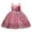 Pink, variant on KAWELL Girls Princess Christmas Dress Lace Flower Girl Wedding Prom Pageant Birthday Party Tutu Tulle Dresses