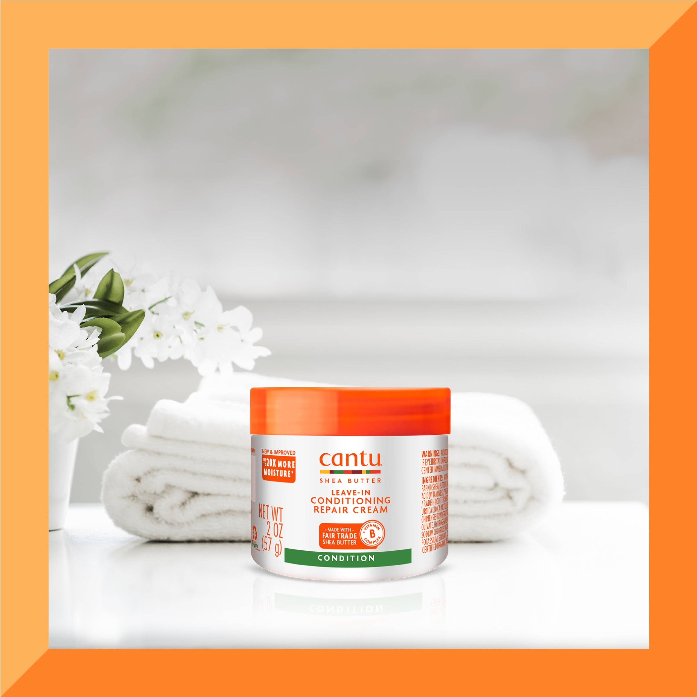 Cantu Shea Butter Leave-in Conditioning Repair Cream, 2 oz