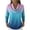 Blue, variant on Women's Sweaters Cowl Neck Ribbed Cuffs Long Sleeve Womens Blouses Soft Knit Gradient Color Womens Tops Casual