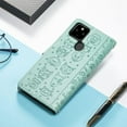thumbnail image 7 of for Google Pixel 5a 5G Crossbody Cell Phone Wallet Case,Cute Cat Dog Cartoon Style Flip Phone Cover with Removable Lanyard Strap for Google Pixel 5a 5G MGG Green, 7 of 7