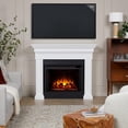 thumbnail image 4 of Real Flame Emerson 56" Grand Electric Fireplace in Rustic White, 4 of 6