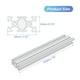 thumbnail image 2 of V Ranura 2040 Aluminio Extrusión 2uds Europa Estándar 500mm 19 Pulgadas Longitud Anodizado Riel Blanco para CNC Bricolaje 3D Impresora e Industrial, 2 of 6