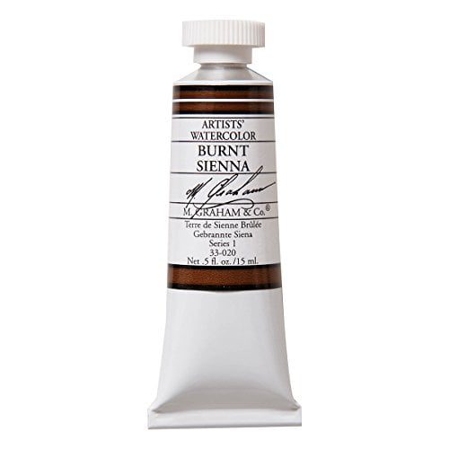 M.GRAHAM & CO. 33020 M GRAHAM BURNT SIENNA 15ML WATERCOLOR