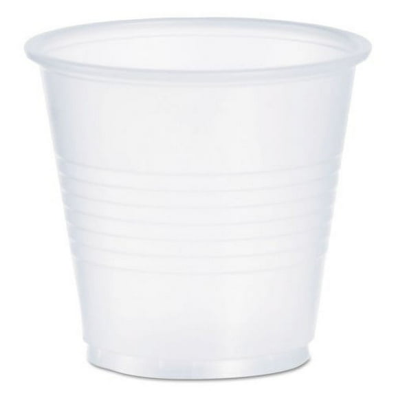 Dart High-Impact Polystyrene Cold Cups, 3.5 oz, Translucent, 100/Pack, Each