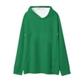 thumbnail image 5 of HAPIMO Women's Hoodies Casual Long Sleeve Pullover Hooded Sweatshirts Fall Winter Trendy Sweatshirts Solid Side Zip Breastfeeding Tops Green XXL, 5 of 5