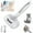 White, variant on Pet Steam Brush Set for Dogs, 2025 New Self-Cleaning Pet Brush, Multi-Function Pets Hair Removal Brushes for Home Use, Portable Dog Cat Grooming Brushes for Pets Owners,White