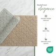 thumbnail image 7 of Martex Restore Geometric Cotton Bath Rug, 20" x 32", Taupe, 7 of 7