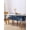 Blue, variant on Marble Black Table Cloth, Abstract Gold White Brick Stone Motif Waterproof Tablecloth for Square Tables, Reusable Washable Fabric Table Cover for Restaurant Kitchen Dining Tables 60"x60"