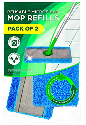 2,4,6PCS MICROFIBER mop pads REFILLs for SWIFFER WETJET Washable Reusable Refill 