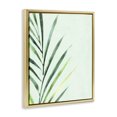 thumbnail image 3 of Stupell Industries Palm Leaf Tropics Gold Framed Floater Canvas Wall Art, design by Camila Juncos, 21 x 17, 3 of 9