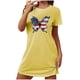 thumbnail image 2 of Camisón corto de talla grande para mujer, camisón de manga corta con estampado de pecho a la moda, camisón para mujer, 2 of 5