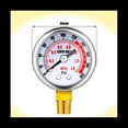 thumbnail image 3 of Juego de 4 VáLvulas de Seguridad de PresióN de Alivio de Compresor de Aire y ManóMetro de Aire, VáLvula de Tanque de Aire NPT de 1/4 Pulgadas, ManóMetro de Aire de 0-200 PSI, 3 of 5