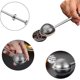 thumbnail image 4 of 1 Pcs Retractable Tea Strainer With Handle, Stainless Spherical Tea Ball, Push Style Tea Strainer, For Loose Tea, Spices, Egg Liquid And Oil Residue (, 4 of 5