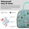 thumbnail image 3 of Womens Blue Christmas Dinosaurs Snowmen Pattern Lunch Box for Work,Insulated Lunch Bag for Women,Loncheras Para Mujer,Leakproof Adult Lunch Bag for Work,Beach,Travel,Picnic,Camping, 3 of 7