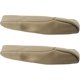 thumbnail image 1 of par de fundas para reposabrazos de asiento de cuero de microfibra beige aptas para Honda Odyssey 2005-2010, 1 of 5