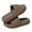 Brown, variant on Cloud Pillow EVA Slide Slippers, Non Thick Sole Open Toe Shower Slipper, Quick Dry Indoor Bathroom Home Sandal for Casual Daily & Beach Use Coffee 38 -39