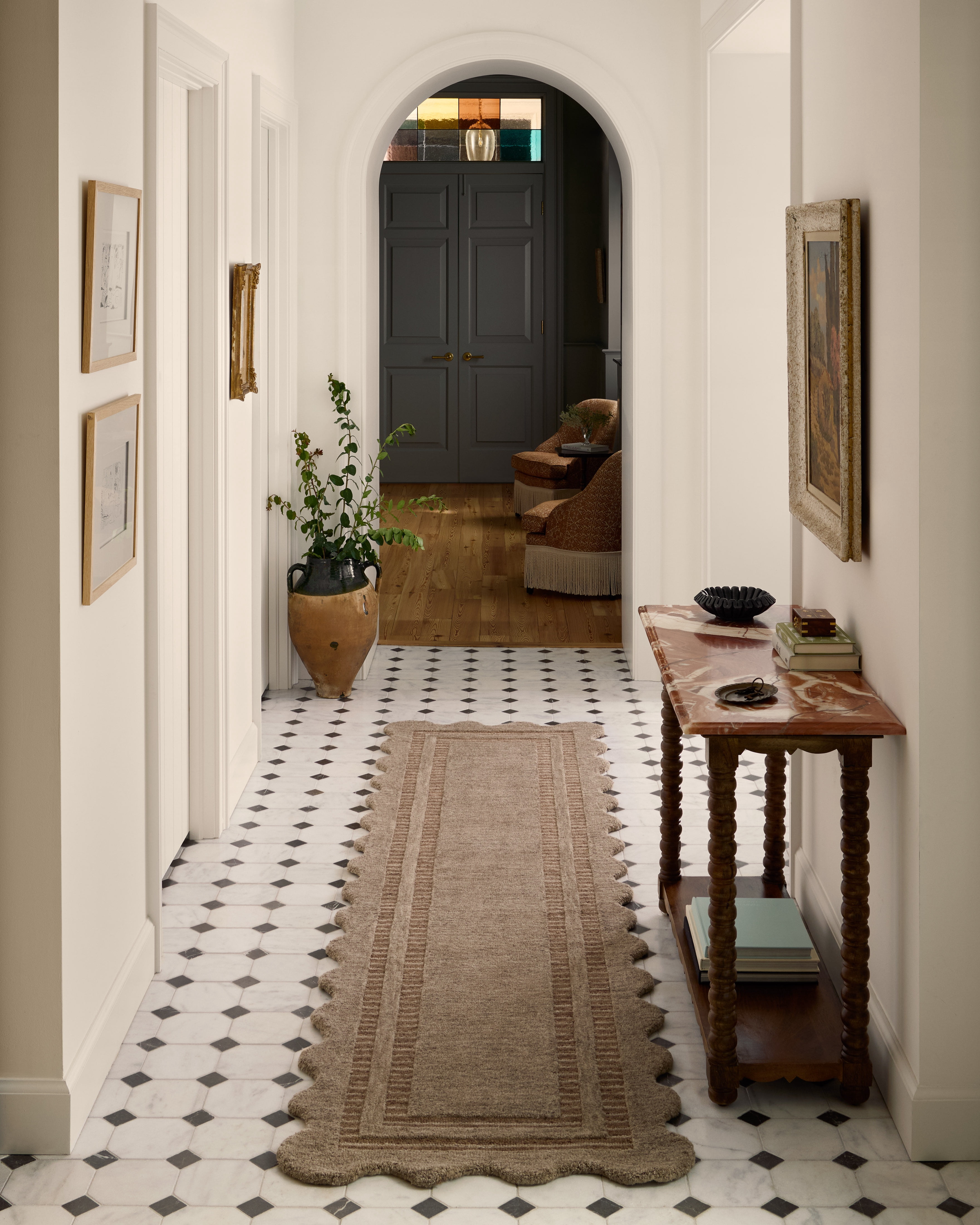 Chris Loves Julia x Loloi Scottie Mocha / Clay 8'-6" x 11'-6" Area Rug