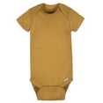 thumbnail image 3 of Gerber Organic Cotton Short Sleeve Onesies Bodysuits, 3pk (Baby Boy), 3 of 5