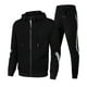 thumbnail image 2 of Chándal de otoño para hombre, sudaderas con capucha informales y pantalones de chándal ajustados, conjunto de 2 piezas, chaqueta deportiva con cremallera para correr y fitness, 2 of 4