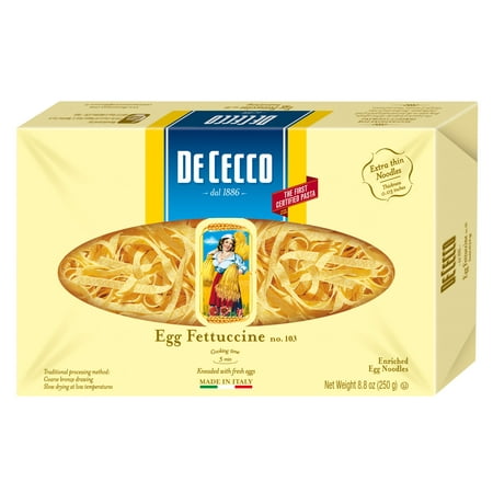 De Cecco Egg Fettuccine No.103 Pasta, 16 oz