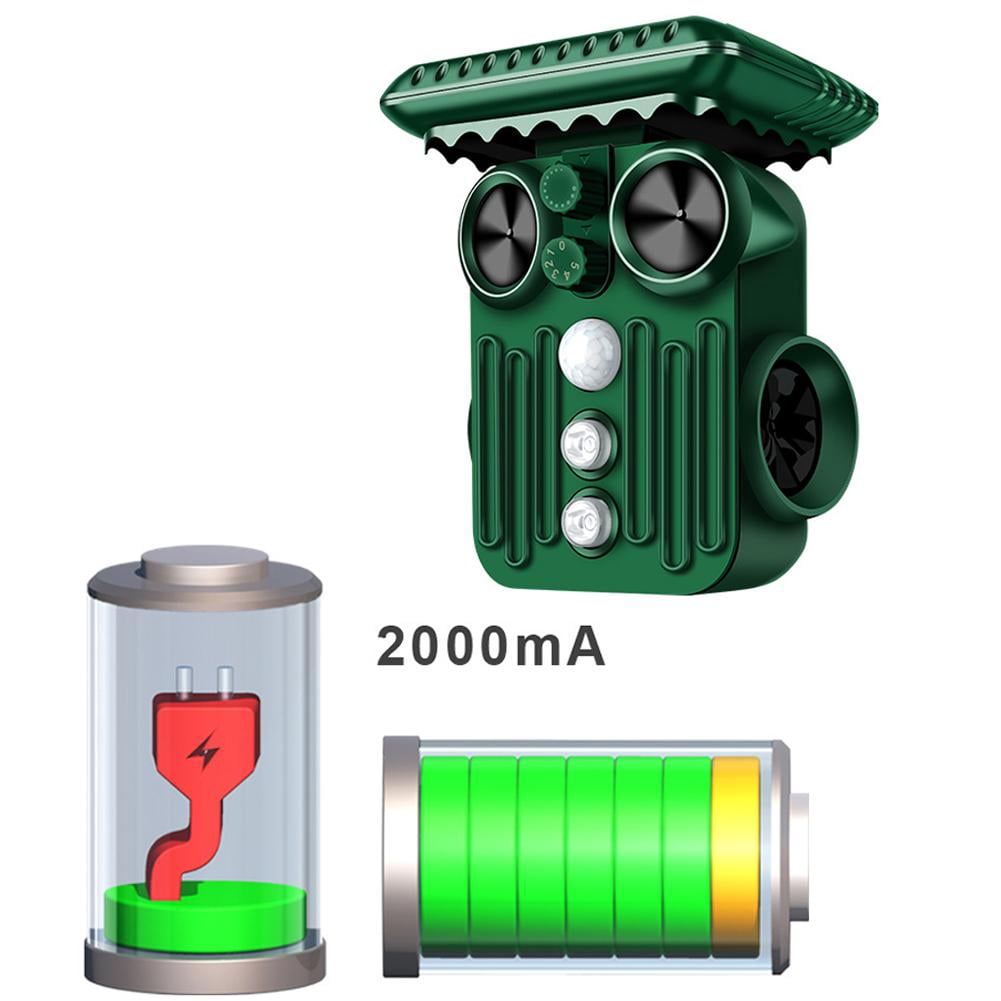 Solar Animal Repellent Outdoor, Owl-Shaped Solar Animal Repellent with Motion Sensor & Triple Repellent System for Garden, Yard, Lawn, Patio, Home Perimeter