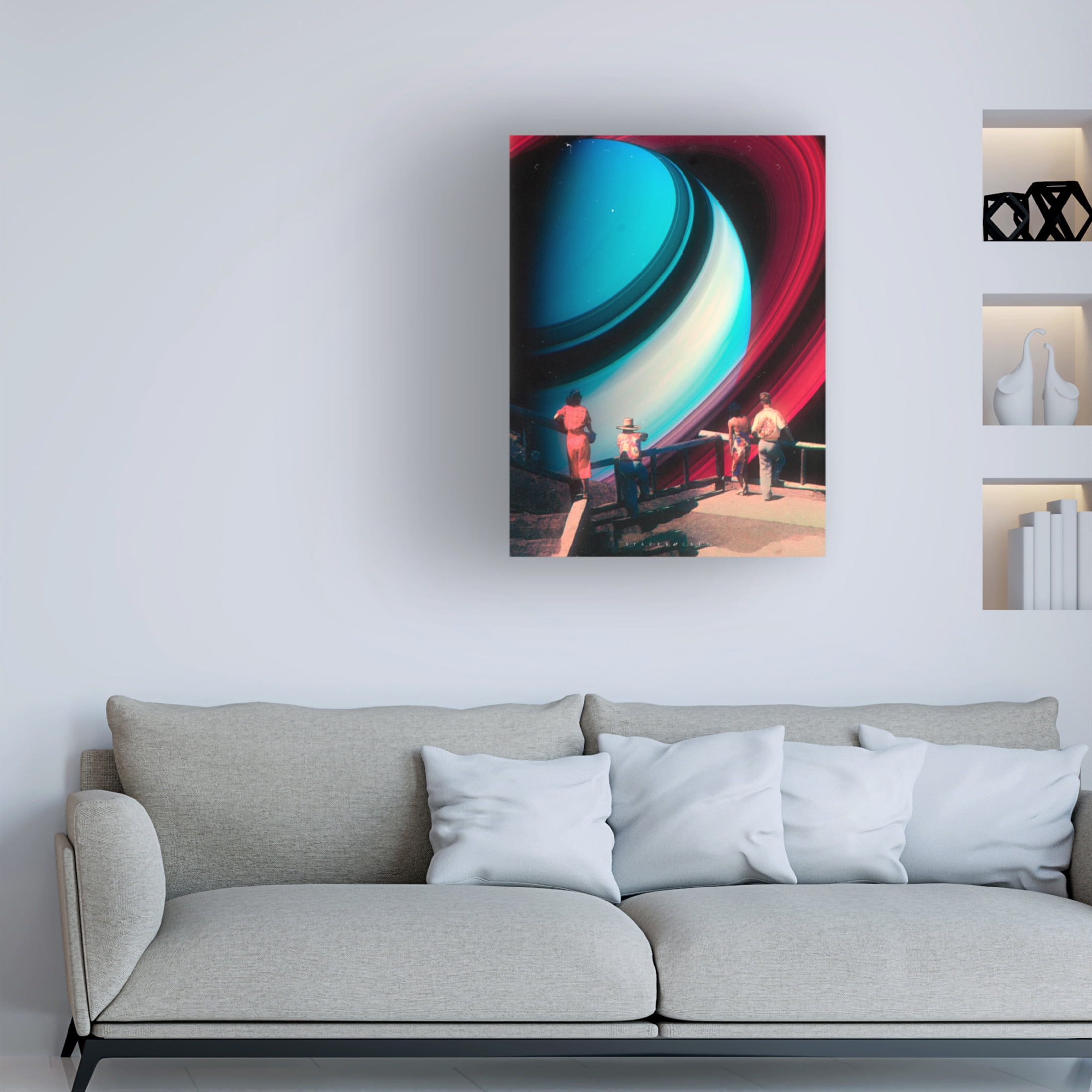 Trademark Fine Art spacerocket art 580 Canvas Wall Art