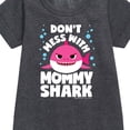 thumbnail image 2 of Baby Shark - Don't Mess With Mama Shark - Toddler And Youth Girls Fleece Dress, 2 of 5