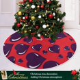 thumbnail image 6 of Coolnut Valentine's Day Love Christmas Tree Skirt Home Decoration Large Round Christmas Tree Skirt for Holiday Party Home Christmas Day Ornaments,35.4", 6 of 6