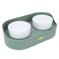thumbnail image 4 of Cuenco doble antideslizante para gatos y perros, alimentación para gatos y perros, cuenco doble para gatos y perros, cuenco de alimentación extraíble, valor inmejorable, 4 of 12