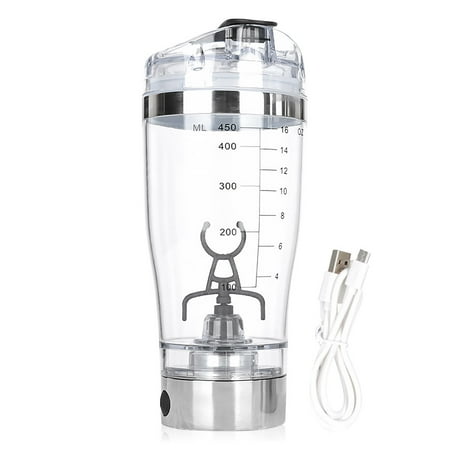 

Machinehome 450ml Mixing Cup Blender Automatic USB Fitness Water Mug Portable Protein Powder Meal Electric Shaker Bottle