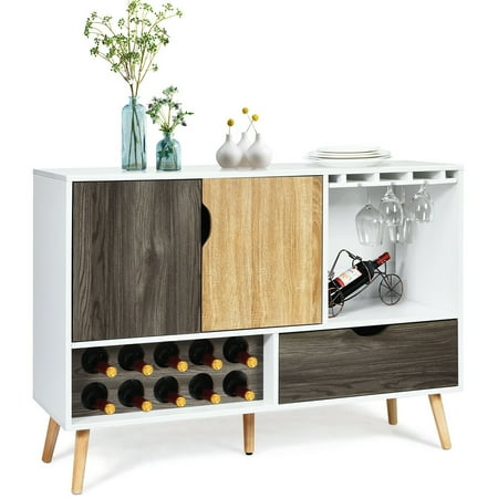 Costway Mid-Century Buffet Sideboard Wooden… product image