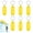 Yellow, variant on Scheam Yellow Floating Keychains,7 Pcs Oval Shape Key Rings,Plastic Waterproof Float Key Holder,Outdoor Sport Accessory,Water Floating Key Pendant,for Fishing Surfing Sailing