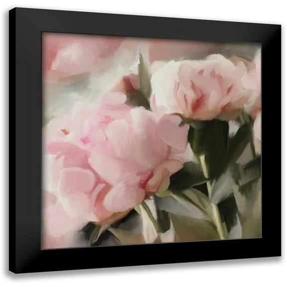 Meneely, Dan 12x12 Black Modern Framed Museum Art Print Titled - Floral Arrangement II