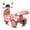Pink + Polypropylene+2, variant on DIANJIE12V Dual Motor Two Seater Kids 3 Wheel Electric Ride On Motorcycle For Ages 3 6