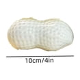 thumbnail image 2 of STPToys Realistic Peanut Shaped Slow Rebound Squeeze Gadget, White Soft Flexible Tactile Pressure Reducing Accessory Perfect For Birthday Gifts, Party Favors Classroom Rewards, 2 of 5