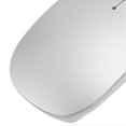 thumbnail image 3 of Souris sans fil 2,4 GHz Bluetooth double mode, 3 DPI, réglable, fonctionnement silencieux, ergonomique, rechargeable, pour ordinateur portable, argent, 3 of 4