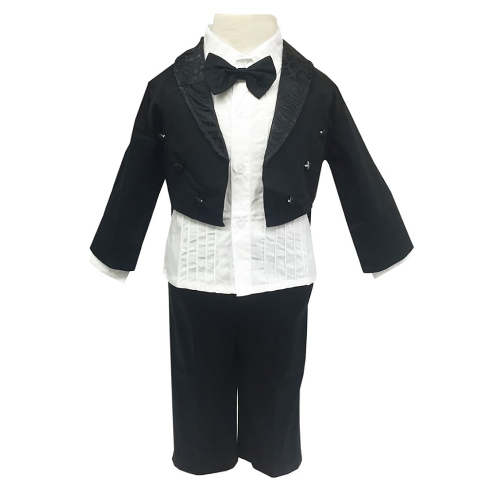 StylesILove Kids Toddler Boy Tuxedo Wedding 3piece Outfit (23 Years